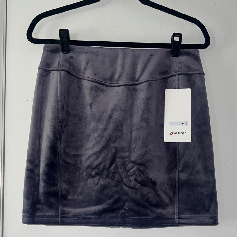 lululemon athletica Plush Velvet Mini Skirt — Purple